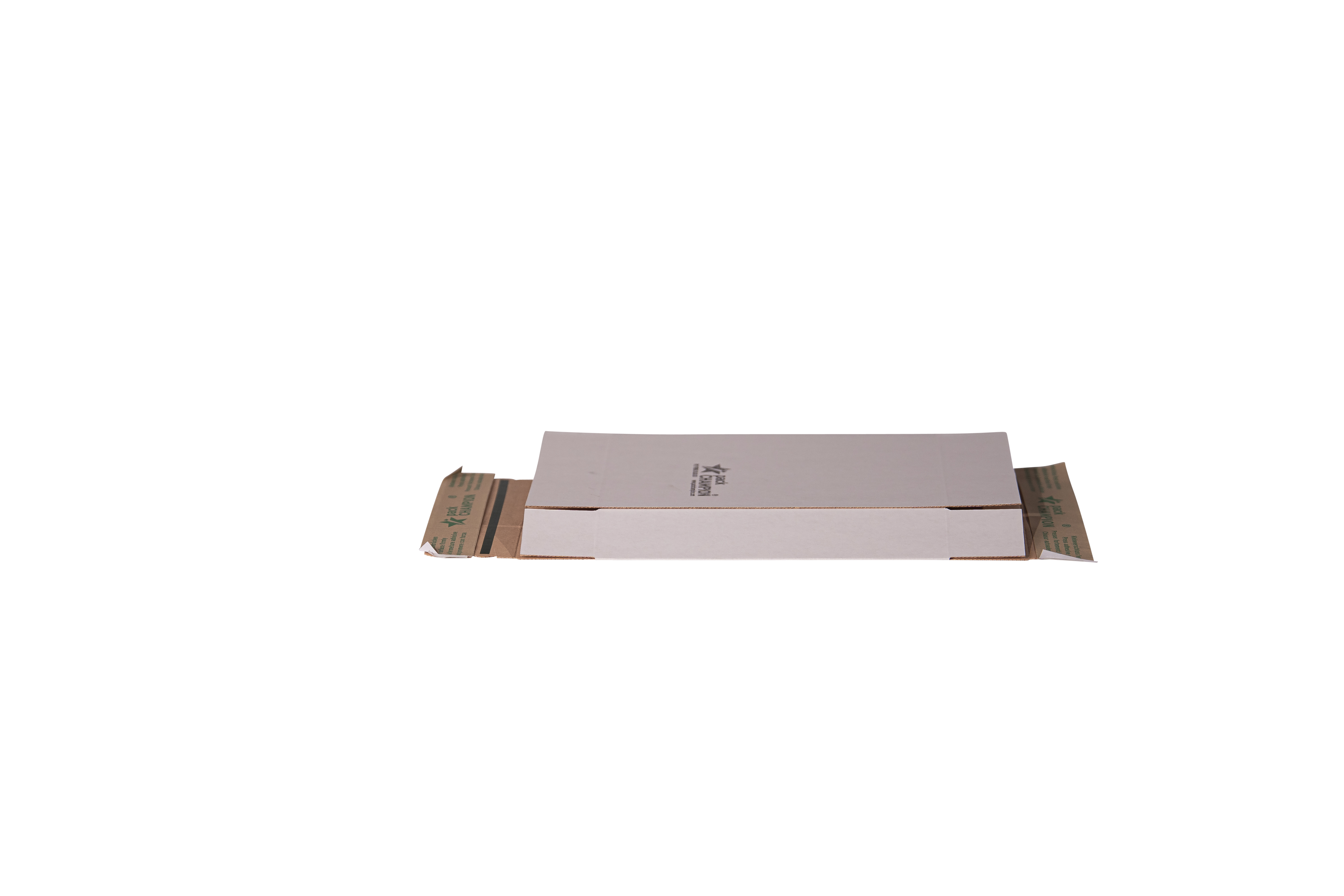 CO2-MASTER brievenbusdoos weiß met 2x zelfklevende sluiting en scheurstrip 215x155x45 mm